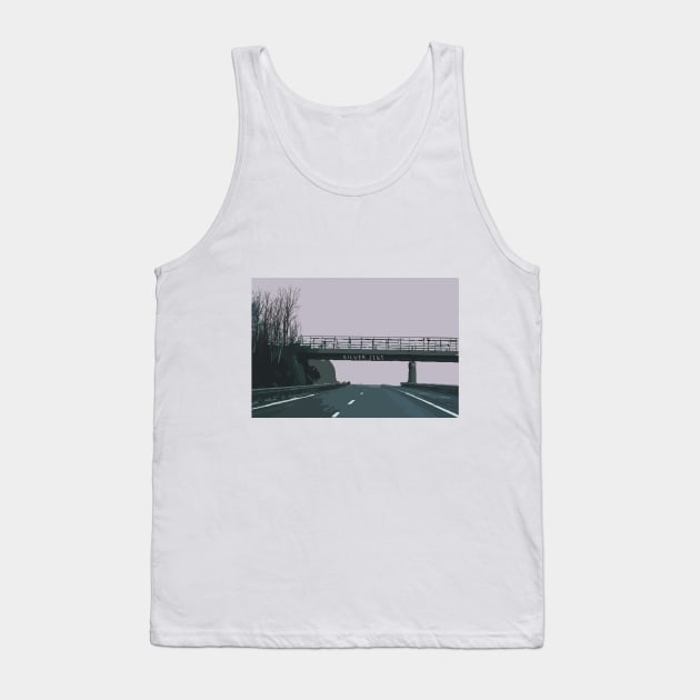 Silver Jews - American Water, We Are Real, Message broadcast on an overpass Tank Top by Window House